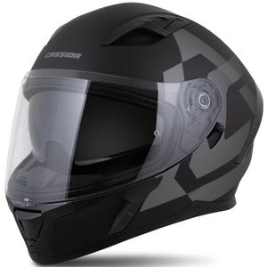 Integraalhelm Cassida Orbit Grind mat zwart-grijs