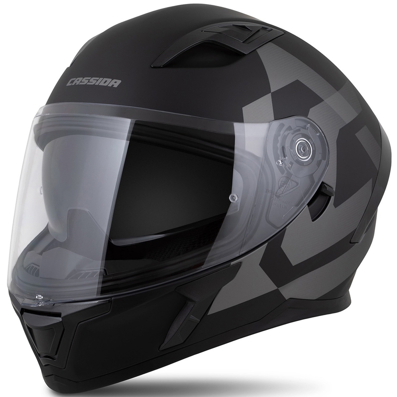 Integraalhelm Cassida Orbit Grind mat zwart-grijs