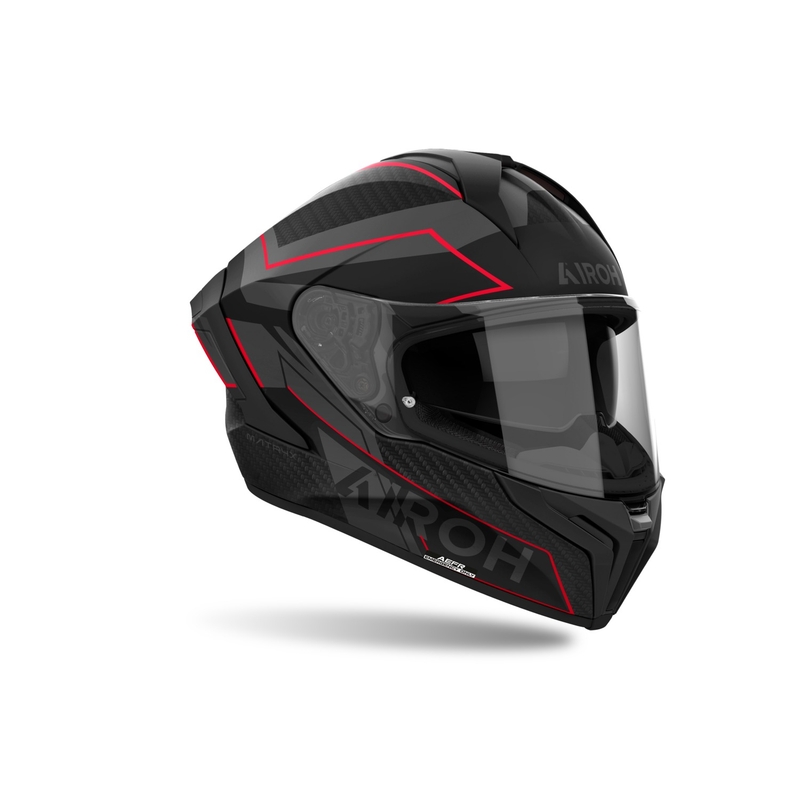 Integraal motorhelm Airoh MATRYX Sentinel mat rood