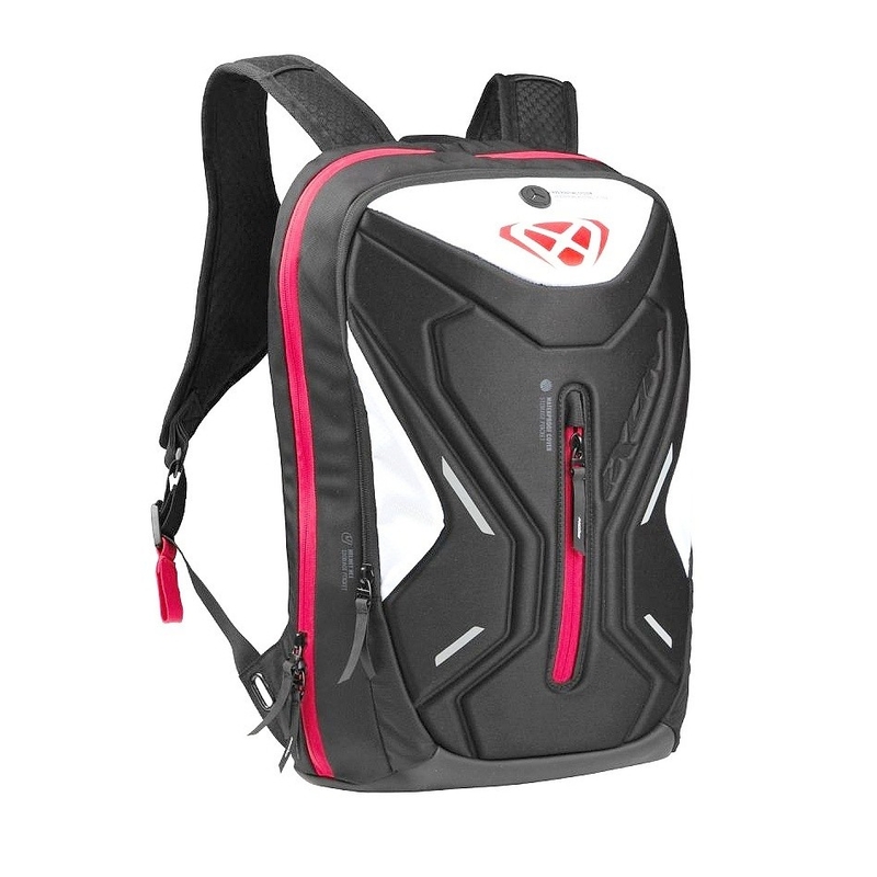 IXON R-Laser 25 L Zwart-Wit-Rood Motorrugzak