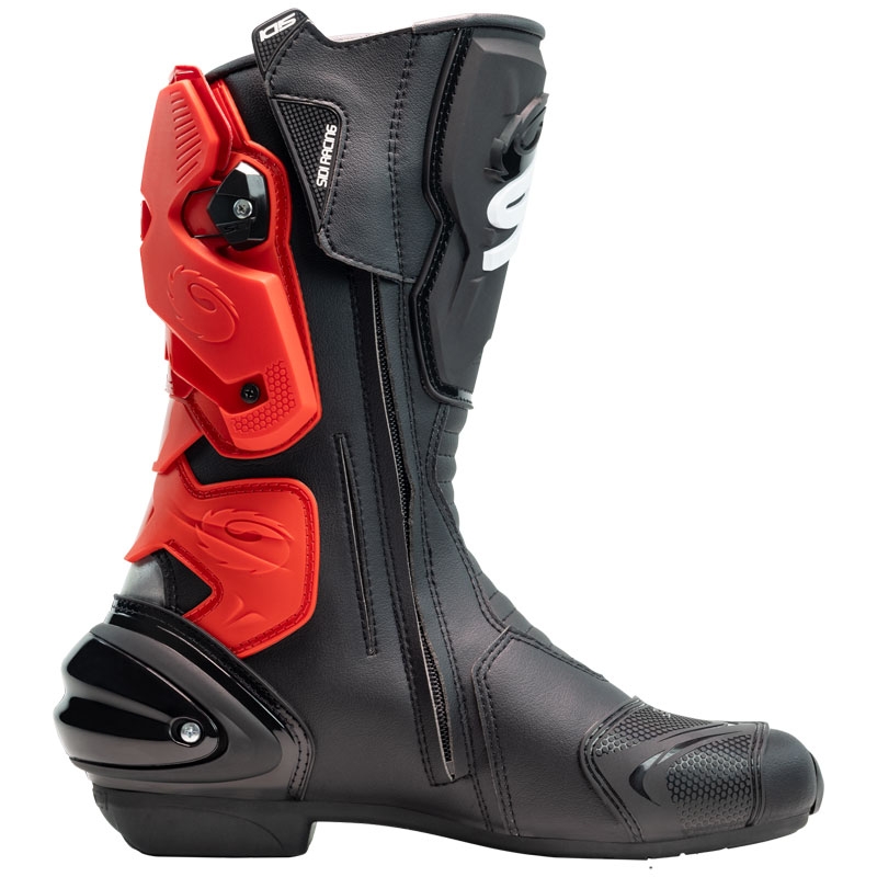 SiDi Vertigo 2 rood met zwarte motorlaarzen
