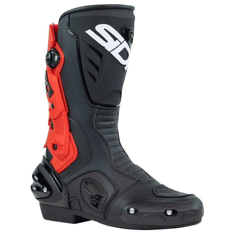 SiDi Vertigo 2 rood met zwarte motorlaarzen