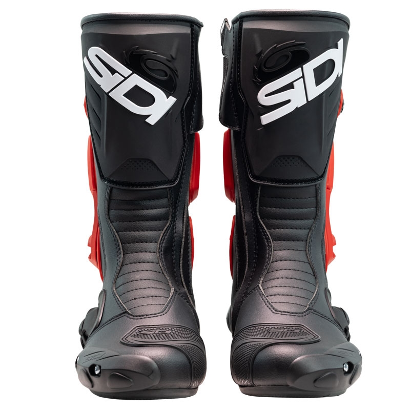 SiDi Vertigo 2 rood met zwarte motorlaarzen