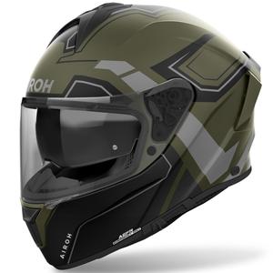 Integraal motorhelm Airoh SPARK 2 Dart mat kaki groen