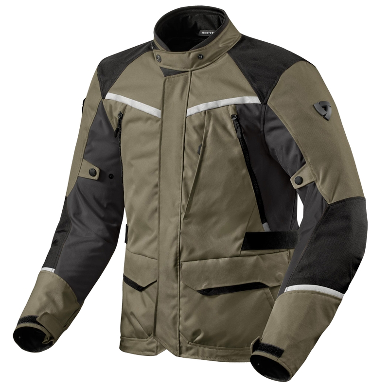 Motorjas Revit Voltiac 3 H2O groen-grijs
