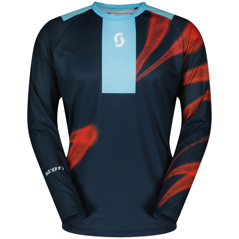 Motorcross trui SCOTT EVO Dirt blauw-rood uitverkoop