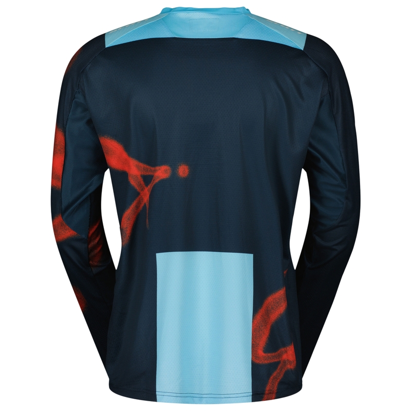 Motorcross trui SCOTT EVO Dirt blauw-rood uitverkoop