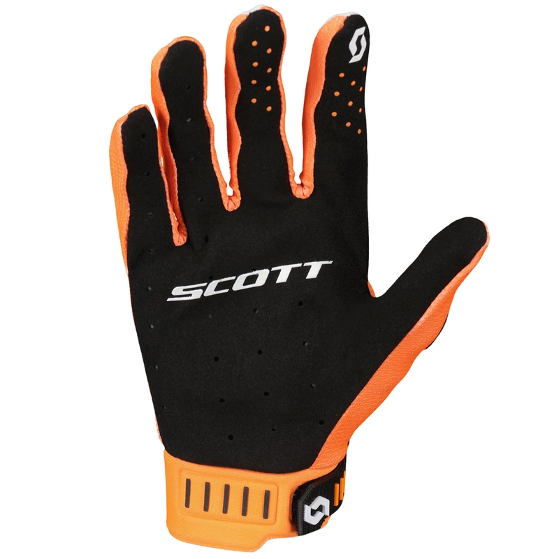 Motorcross handschoenen SCOTT Podium PRO oranje-zwart uitverkoop