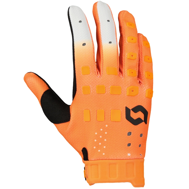 Motorcross handschoenen SCOTT Podium PRO oranje-zwart uitverkoop