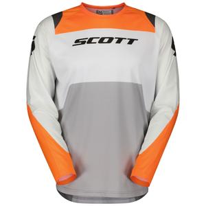 Motorcross trui SCOTT EVO Race wit-oranje