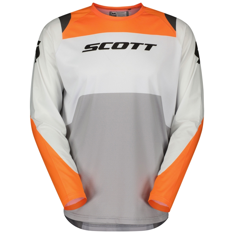 Motorcross trui SCOTT EVO Race wit-oranje
