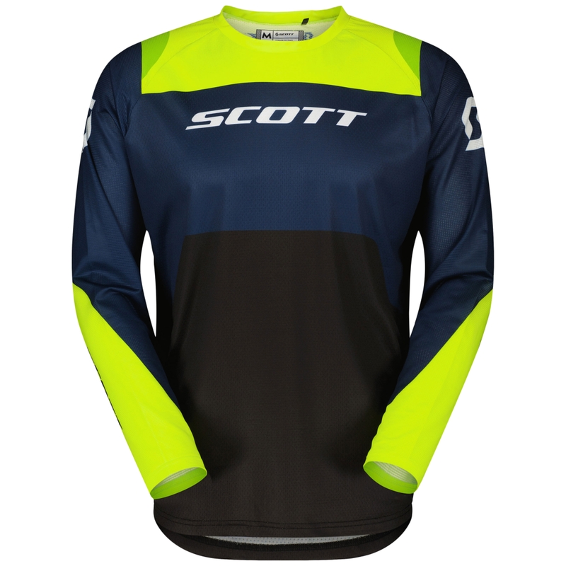 Motorcross trui SCOTT EVO Race paars-fluo geel