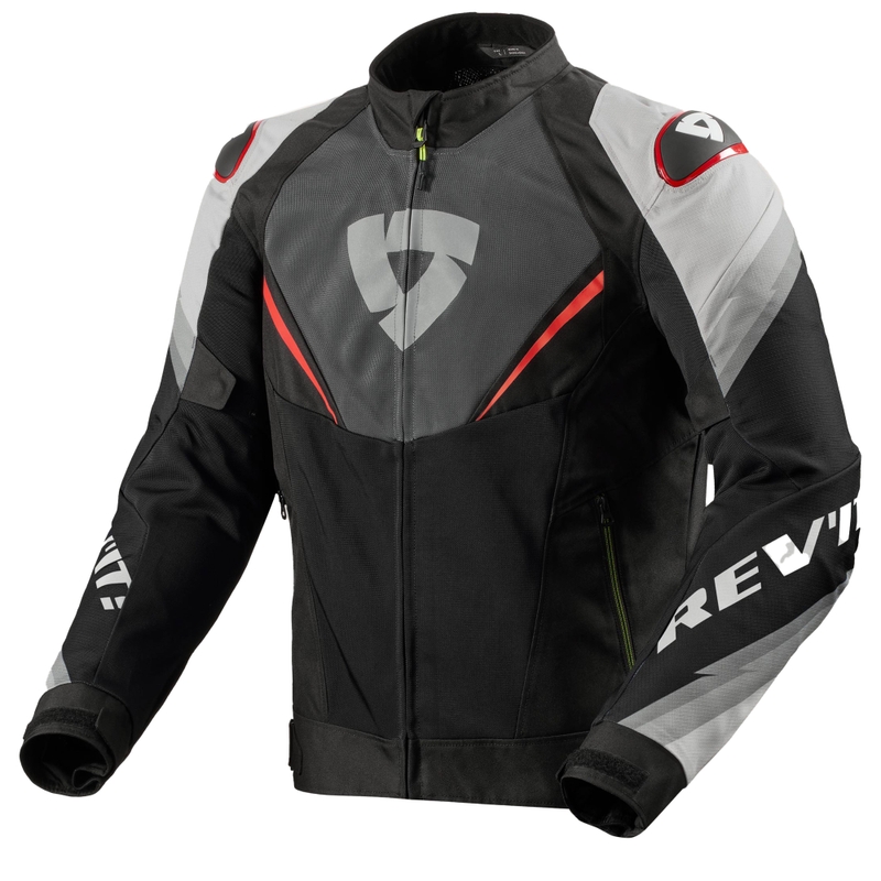 Revit Quantum 3 Air motorjas grijs en rood