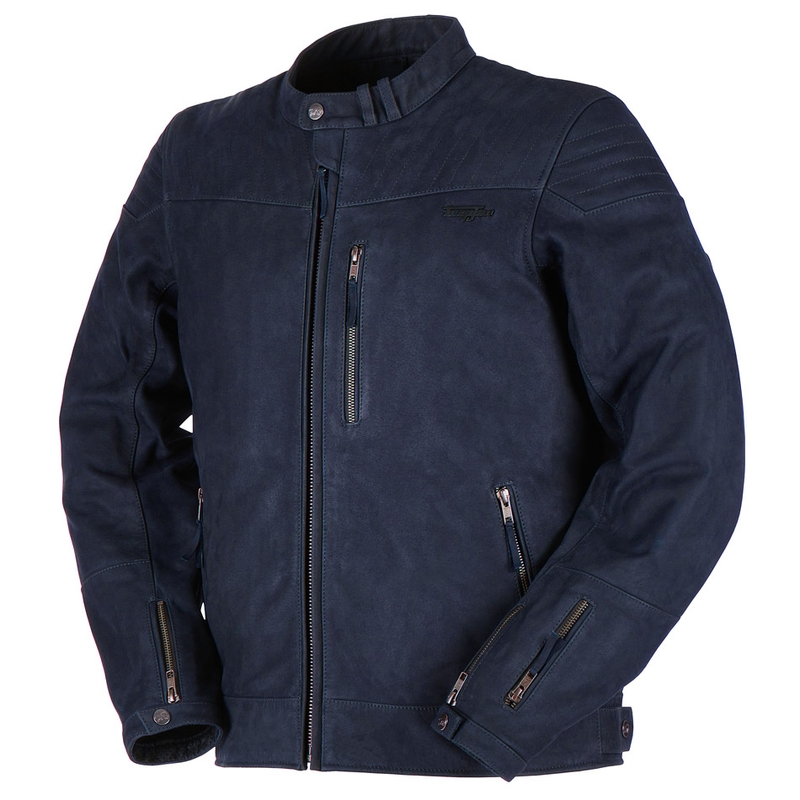 Leren jas Furygan Clint Evo blauw