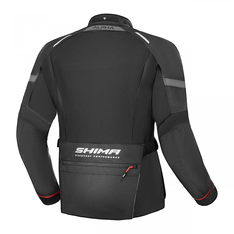 Motorjas Shima Alpha zwart