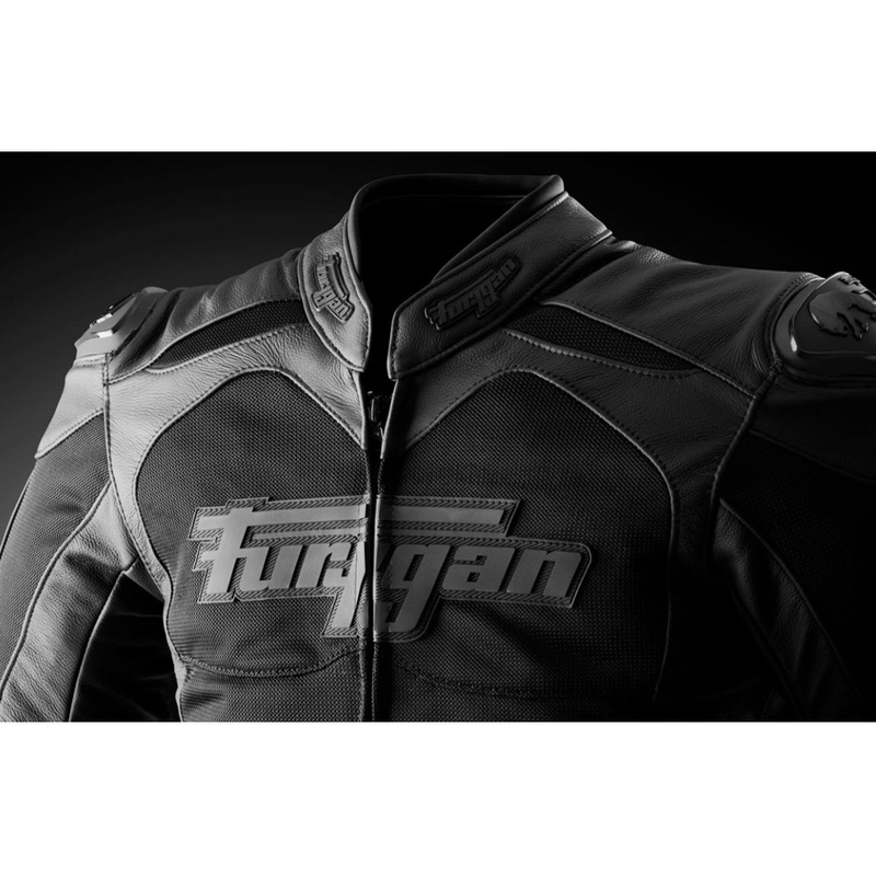 Furygan Speed Mesh 3 zwart leren motorjack