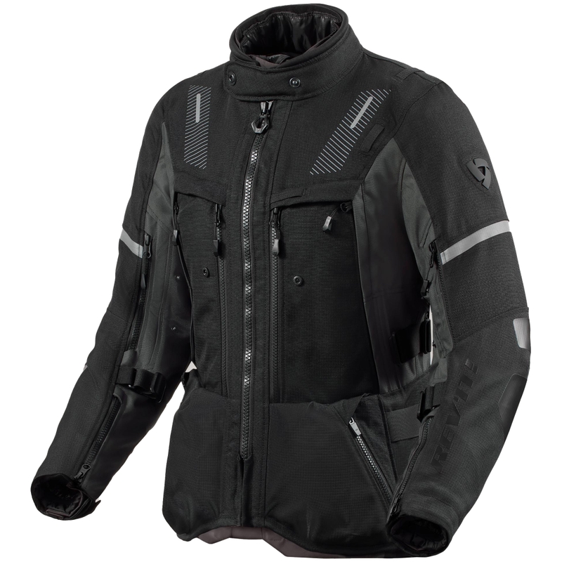 Revit Sand 5 H2O dames motorjack zwart-antraciet