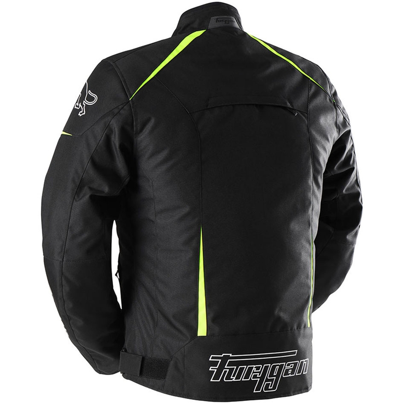 Furygan Yori zwart-wit-fluo geel motorjack