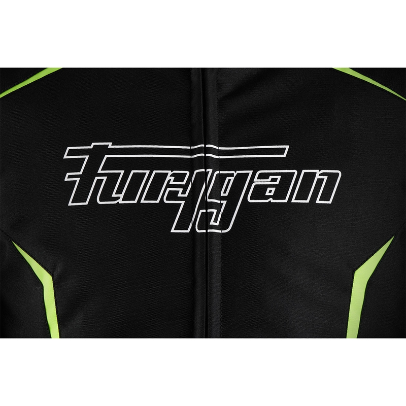Furygan Yori zwart-wit-fluo geel motorjack