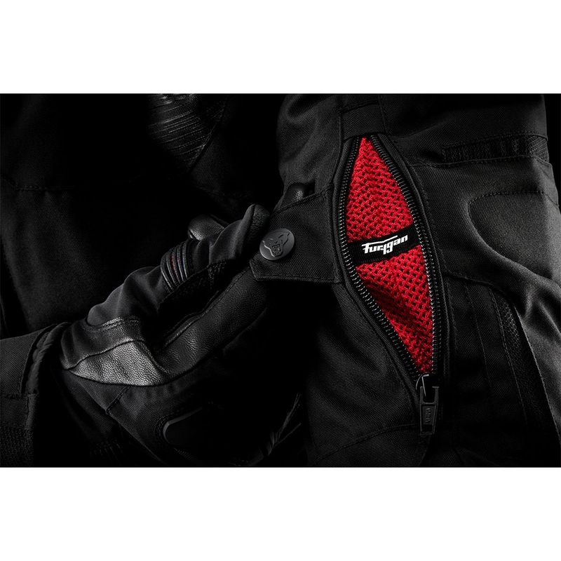 Furygan Shard zwart-wit motorjack
