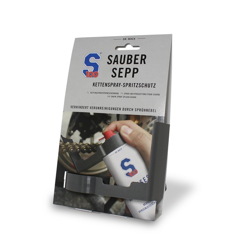 Kettingspray opzetstuk S100 Sauber Sepp zwart
