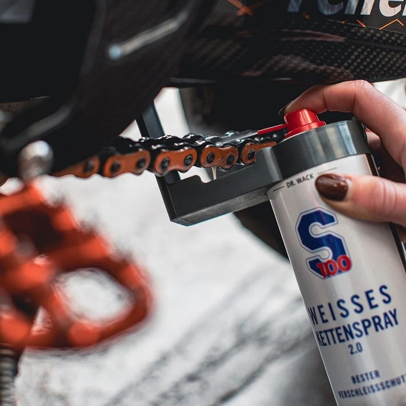 Kettingspray opzetstuk S100 Sauber Sepp zwart