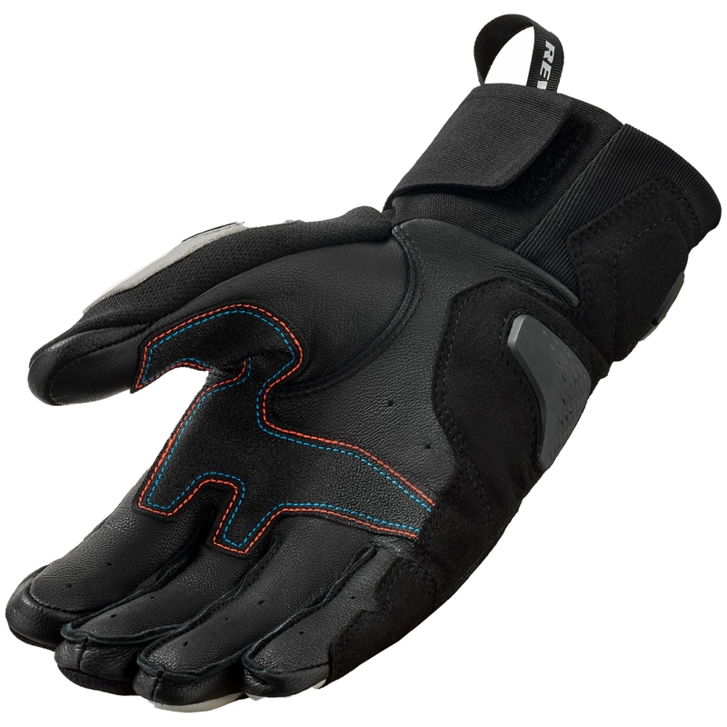 Revit Combustion motorhandschoenen zwart en lichtgrijs