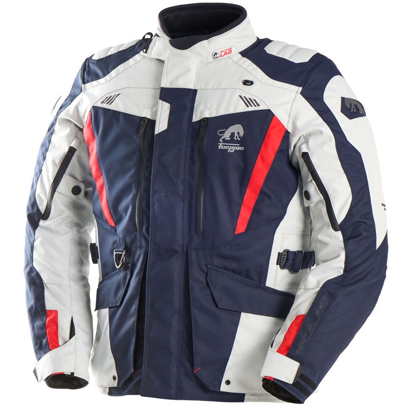 Furygan Apalaches Evo blauw-beige-rood motorjack
