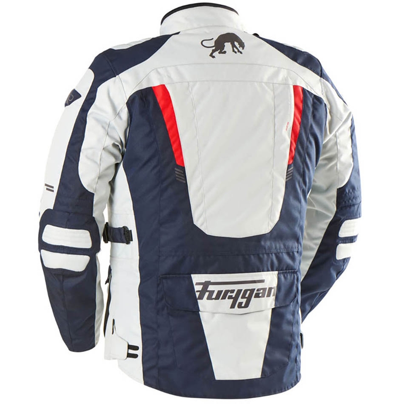 Furygan Apalaches Evo blauw-beige-rood motorjack