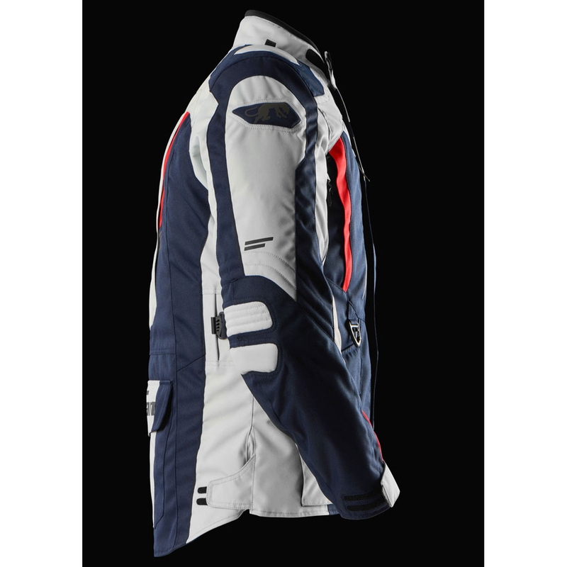 Furygan Apalaches Evo blauw-beige-rood motorjack