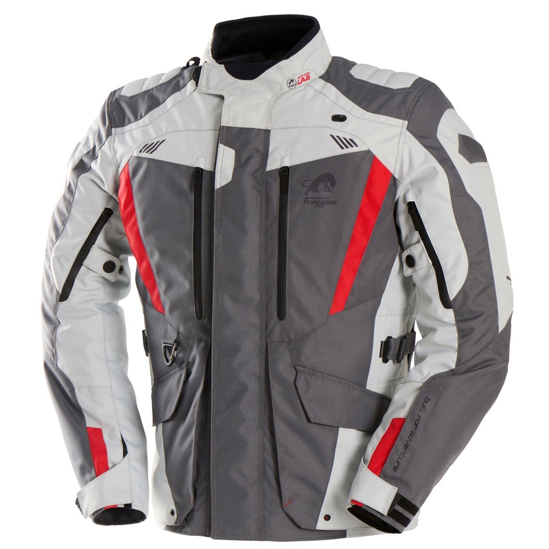 Furygan Apalaches Evo motorjas grijs-beige-rood