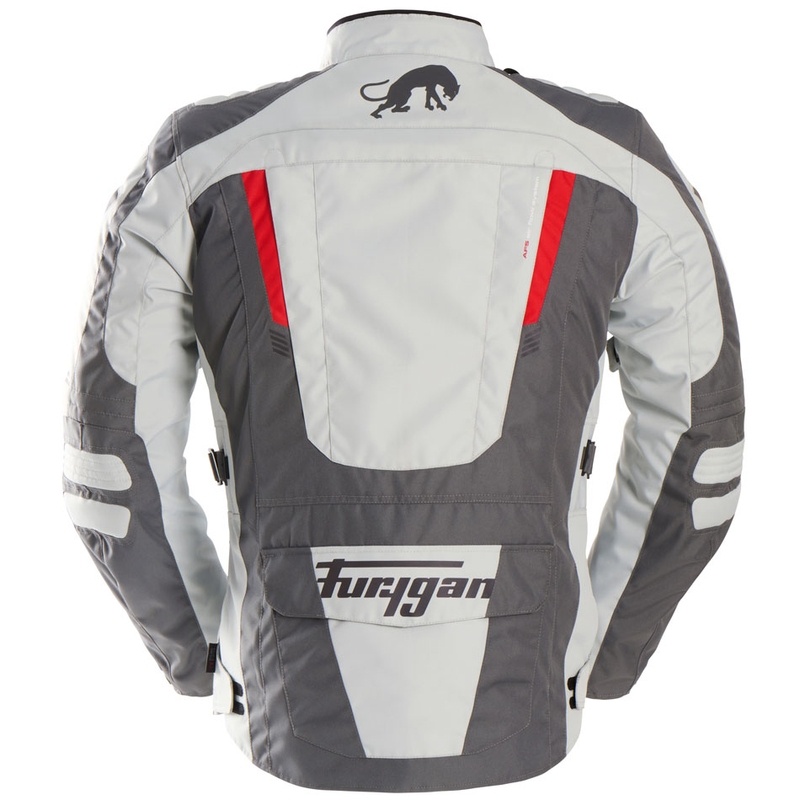 Furygan Apalaches Evo motorjas grijs-beige-rood