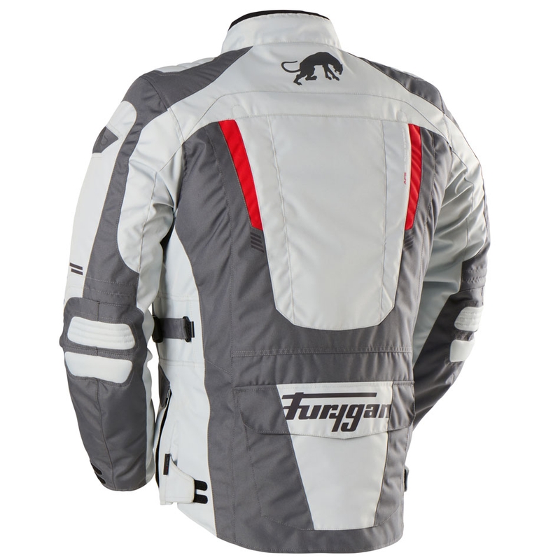Furygan Apalaches Evo motorjas grijs-beige-rood