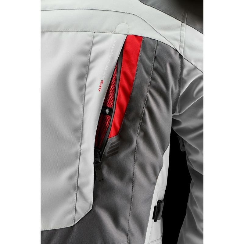Furygan Apalaches Evo motorjas grijs-beige-rood