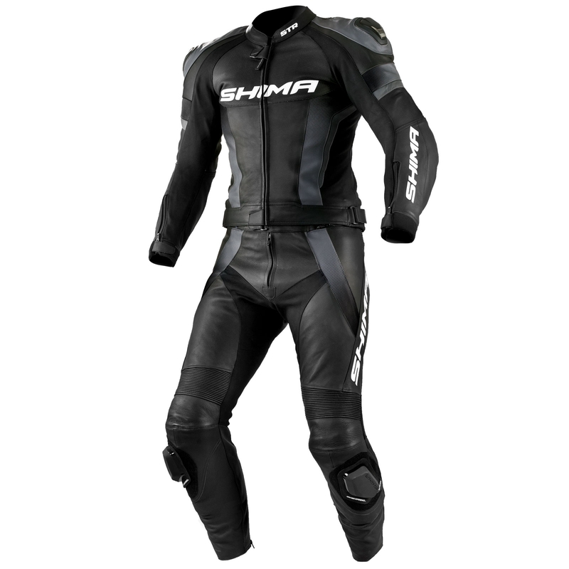 Shima STR zwart-grijze motoroverall uitverkoop