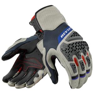 Revit Sand 5 motorhandschoenen zilver-rood