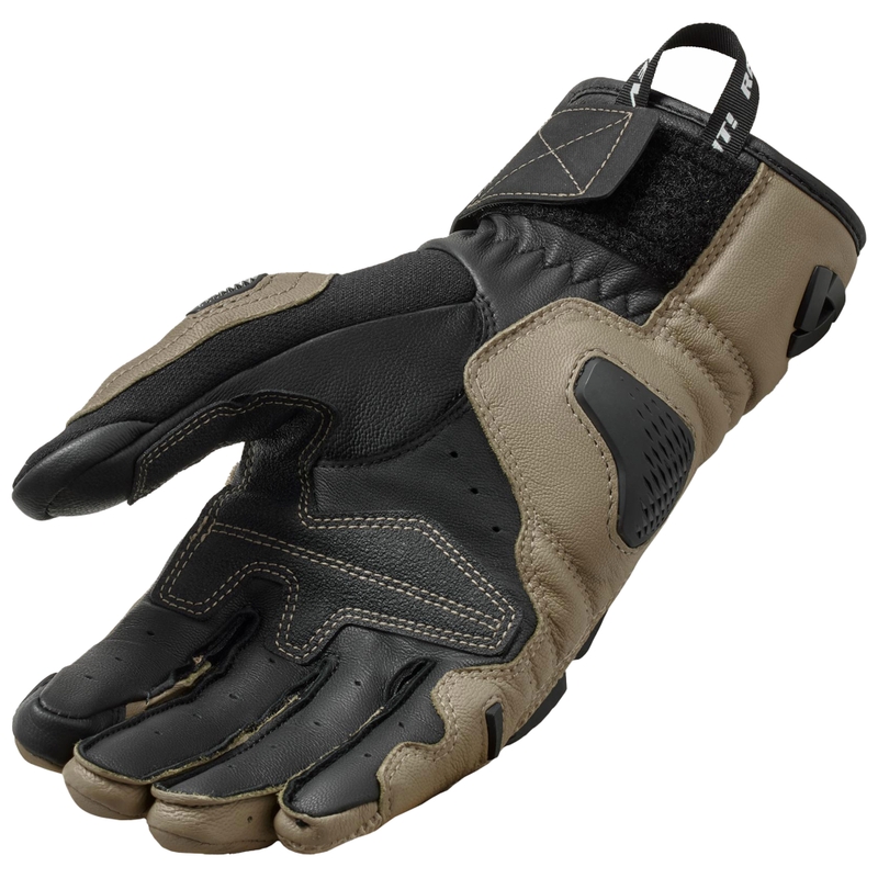 Revit Sand 5 motorhandschoenen zand-zwart