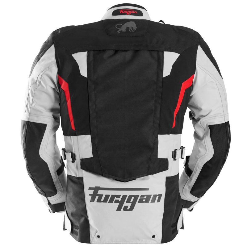 Furygan Montroc Kevlar® Primaloft® 3IN1+ motorjas zwart-beige-rood