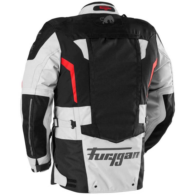 Furygan Montroc Kevlar® Primaloft® 3IN1+ motorjas zwart-beige-rood