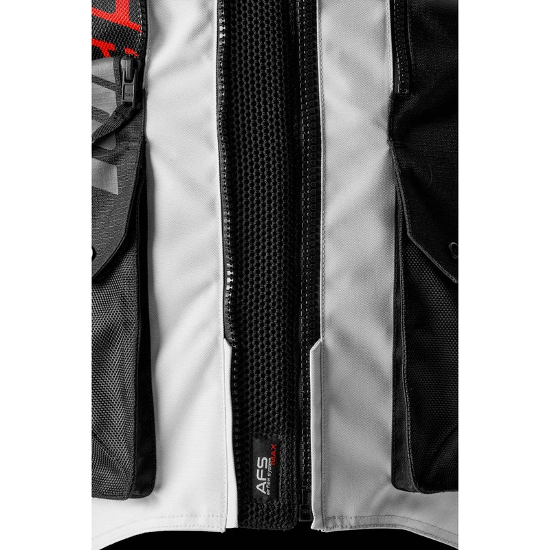 Furygan Montroc Kevlar® Primaloft® 3IN1+ motorjas zwart-beige-rood