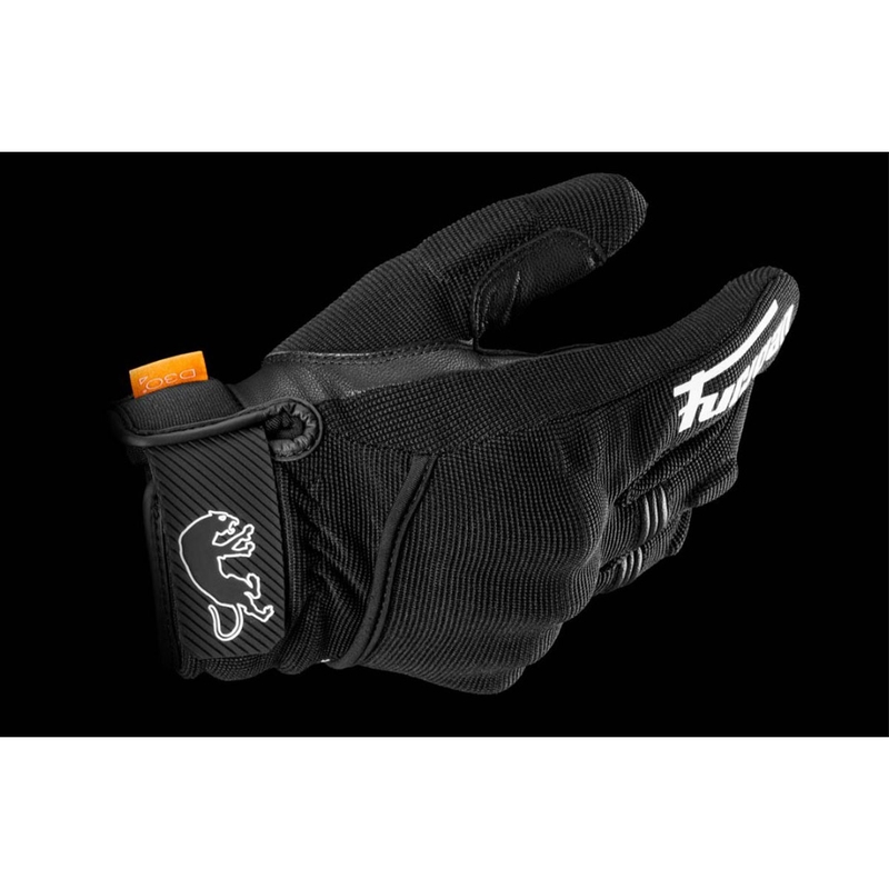 Motorhandschoenen Furygan Jet D3O Evo zwart-wit