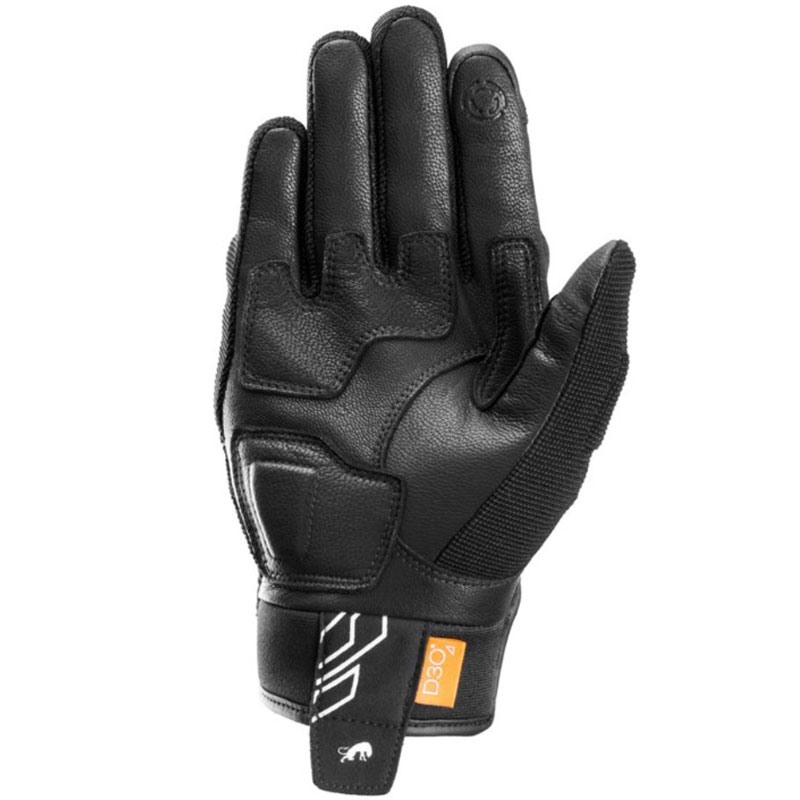 Motorhandschoenen Furygan Jet Neon D3O zwart-wit