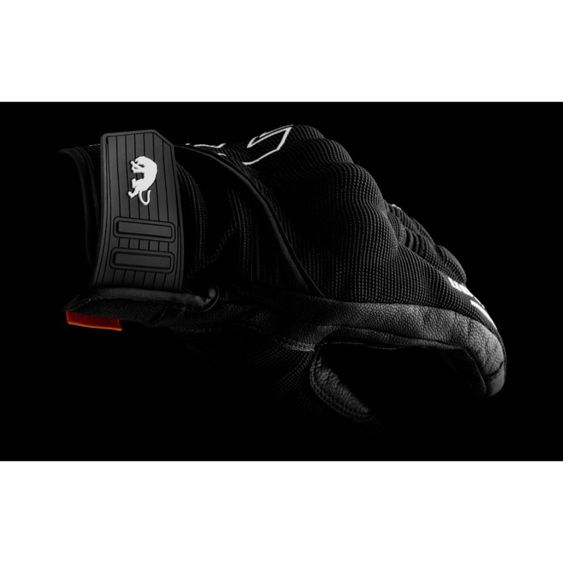 Motorhandschoenen Furygan Jet Neon D3O zwart-wit