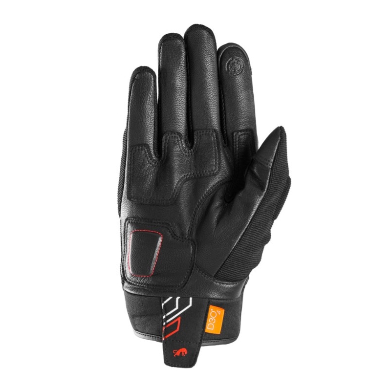 Motorhandschoenen Furygan Jet Neon D3O zwart-wit-rood