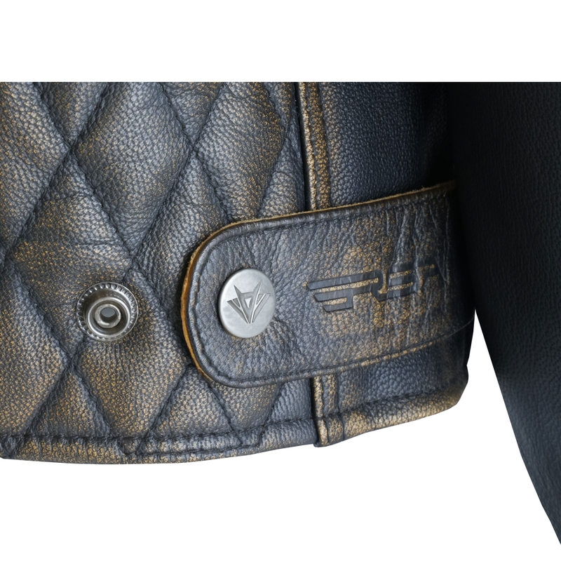 RSA Vintage bruin leren motorjack