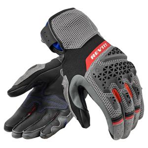 Revit Sand 5 dames motorhandschoenen grijs en rood