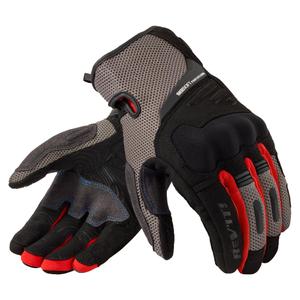 Motorhandschoenen Revit Cavern grijs en rood
