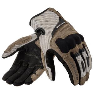 Revit Cavern motorhandschoenen zand-zwart