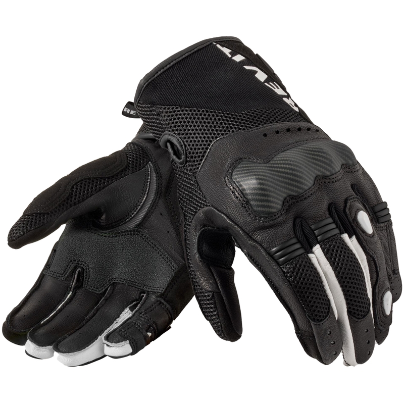 Revit Blaze motorhandschoenen zwart/wit