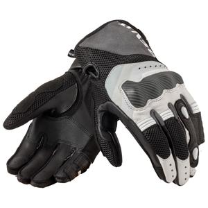 Revit Blaze motorhandschoenen grijs en wit